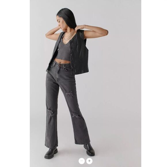 BDG High-Waisted Comfort Stretch Flare Jean - Picture 1 of 4